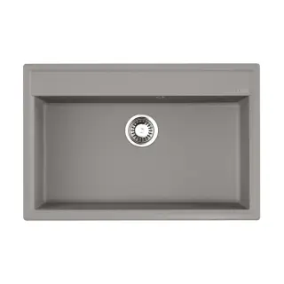 Omoikiri Daisen 77-GR Кухонная мойка Artgranit 77x51 см, цвет: leningrad grey 4993628