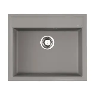 Omoikiri Daisen 60-GR Кухонная мойка Artgranit 60x51 см, цвет: leningrad grey 4993620
