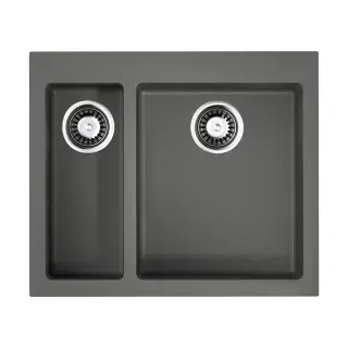 Omoikiri Bosen 59-2-PL Кухонная мойка Tetogranit 59x50 см, цвет: платина 4993224