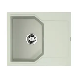 Omoikiri Yonaka 61-PA Кухонная мойка Artgranit 61,5x51 см, цвет: пастила 4993634