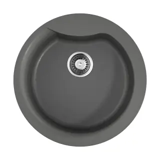 Omoikiri Yasugata 48R-PL Кухонная мойка Tetogranit 48,5x48,5 см, цвет: платина 4993212