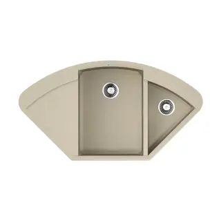Omoikiri Sakaime 105C-SA Кухонная мойка Tetogranit 105,7x57,5 см, цвет: бежевый 4993125