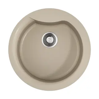 Omoikiri Yasugata 48R-SA Кухонная мойка Tetogranit 48,5x48,5 см, цвет: бежевый 4993132