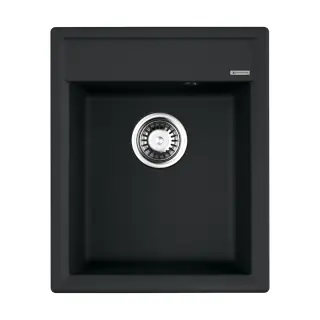 Omoikiri Daisen 42-BL Кухонная мойка Artgranit 42x51 см, цвет: черный 4993606