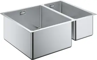 Grohe K700U Кухонная мойка из нержавеющей стали 58,5x19,5 см, с доп. чашей, цвет: нержавеющая сталь 31577SD0