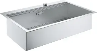 Grohe K800 Кухонная мойка из нержавеющей стали 84,6x20 см, цвет: нержавеющая сталь 31584SD0
