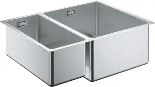 Grohe K700U Кухонная мойка из нержавеющей стали 58,5x19,5 см, с доп. чашей, цвет: нержавеющая сталь 31576SD0