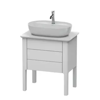 Duravit Luv База напольная, 74,3x68,8xh45 см, цвет белый шелков.-мат. LU956503636