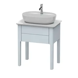Duravit Luv База напольная, 74,3x68,8xh45 см, цвет светло-голубой шелков.-мат. LU956009797