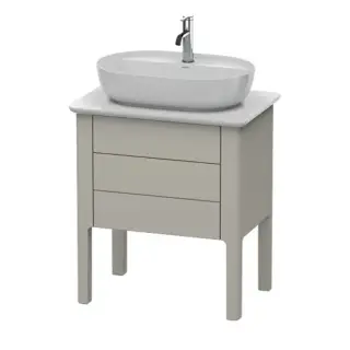 Duravit Luv База напольная, 74,3x68,8xh45 см, цвет серо-коричневый шелков.-мат. LU956506060