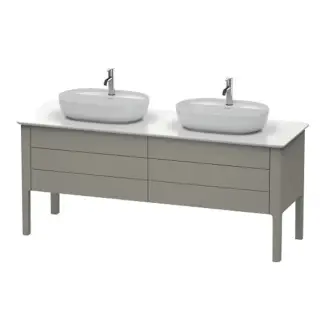 Duravit Luv База напольная, 74,3x178,8xh57,2 cм, цвет каменно-серый шелков.-мат. LU9567B9292