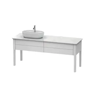Duravit Luv База напольная, 74,3x178,8xh57,2 cм, цвет белый шелков.-мат. LU9563L3636