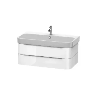 Duravit Happy D.2 Тумба под раковину 97,5х48хh38 cм, подвесная, цвет белый глянц. H2636602222