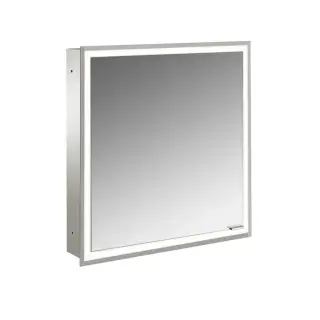 Emco Prime Зеркальный шкаф 60xh70 см, с подсветкой, встраиваемый, цвет белый 9497 061 69