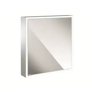 Emco Prime Зеркальный шкаф 60xh70 см, с подсветкой, навесной, цвет белый 9497 051 60