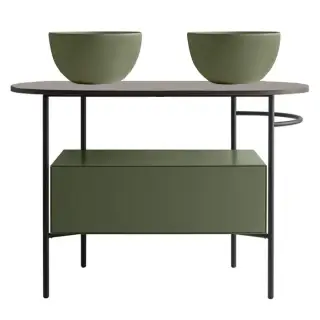 Globo Bob База для консоли OP019BAR 75x24x45h см, цвет: felce OP021BFE