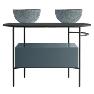 Globo Bob База для консоли OP019BAR 75x24x45h см, цвет: bluette OP021BBL