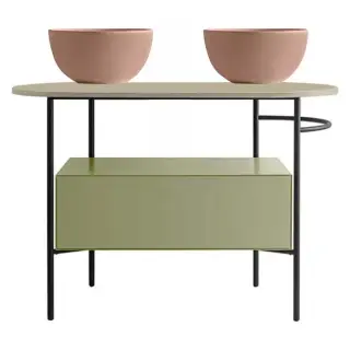 Globo Bob База для консоли OP019BAR 75x24x45h см, цвет: lime OP021BLI