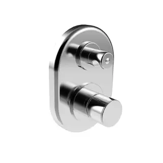 Stella Bamboo Внешняя часть встраиваемого смесителя для ванны/душа, цвет хром BT 01405 CR00