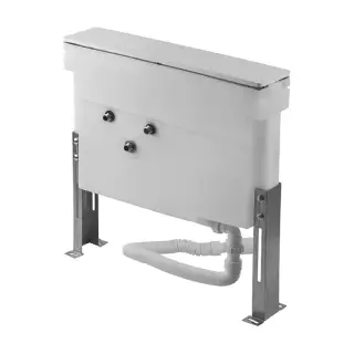 Gessi Ingranaggio Монтажный бокс с каркасом для смесителя на борт ванны/полочку, цвет хром 01669#031