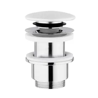 Globo T-Edge Донный клапан без перелива, с керамической крышкой, цвет: белый глянцевый FI024BI