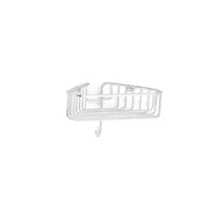 Bertocci Complementi Полка-решетка угловая для душа 22х7хh22 см, с крючком, цвет хром 104 0160 0000