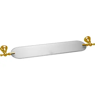 Cisal Arcana Полочка стелянная 60 см, цвет: 24K Gold AR09043024