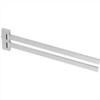 Cisal Accessori Bagno Полотенцедержатель двойной 36 см, цвет: Chrome QU09021021