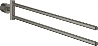 Grohe Atrio New Полотенцедержатель двойной 53,9 см, цвет: темный графит, матовый 40308AL3
