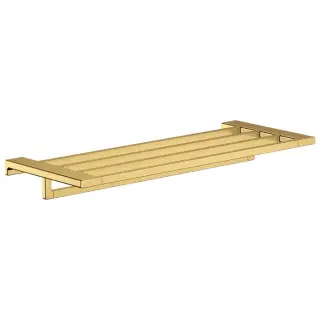 Hansgrohe AddStoris Полка для полотенец с держателем подвесная 58,8x24,8 см, цвеет: золото 41751990