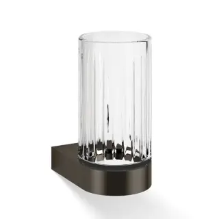 Decor Walther Century WMG Стакан подвесной, граненое стекло, цвет: темная бронза 0586917