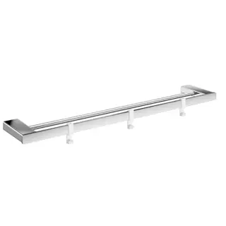 Emco Loft Полотенцедержатель двойной 64,2 cм, с 3-мя крючками съемными, цвет: хром 0561 001 60