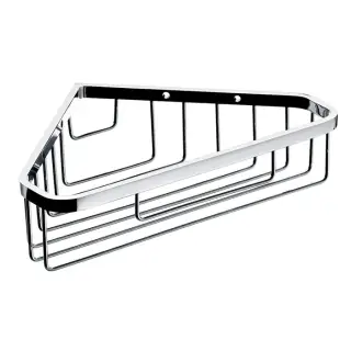 Emco System2 Полочка-решетка угловая, 20,2x20,2xh6,1 cм, цвет хром 3545 001 09