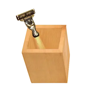 Decor Walther Wood BEQ Стакан настольный, дерево, цвет: светлый бук 0925886