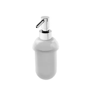 Stella 130 Дозатор для мыла, подвесной, стеклянная колба D022, цвет: хром CT 10035 CR00