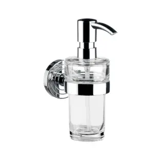 Emco Polo Дозатор для жидкого мыла, колба хрустальное стекло прозр., цвет хром 0721 001 01