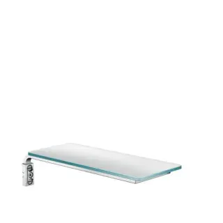 Hansgrohe Cassetta E Мыльница на штангу, матовое стекло, латунь цвет: хром 26511000