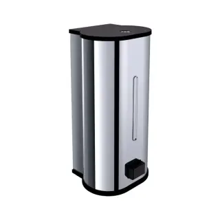 Emco System2 Дозатор жидкого мыла настенный, 800 мл, цвет хром 3521 001 04