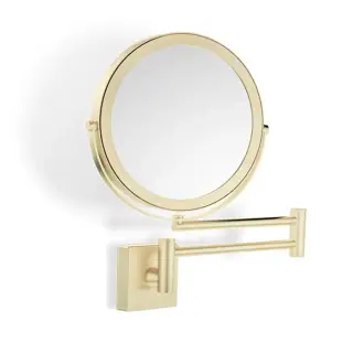Decor Walther Cube SP 28/2/V Косметическое зеркало 17 см, увел. 5x, цвет золото матовое 0105882