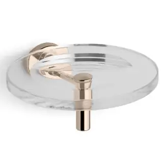 Bertocci Cinquecento Мыльница со стеклянной чашей, подвесная, цвет: brush nickel 110 0501 6050