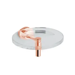 Bertocci Cinquecento Мыльница со стеклянной чашей, подвесная, цвет: розовое золото 110 0501 5500