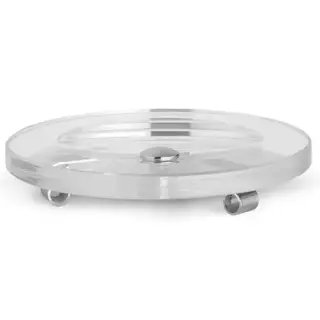 Bertocci Cinquecento Мыльница со стеклянной чашей, настольная, цвет: хром 110 0531 0000