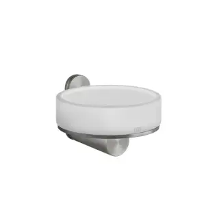 Gessi 316 Accessories Мыльница со стеклянной чашей, подвесная, цвет: steel brushed 54701#239