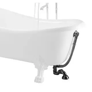 Globo Paestum Слив-перелив для ванн PA100/PA151/PA152/PA154, с сифоном, цвет: хром PA104