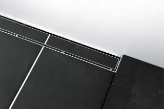 Tece Drainline Дренажный канал для пристенного монтажа 80 см, цвет: нерж. сталь глянцевая 600801