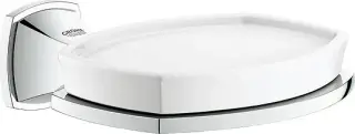 Grohe Grandera Мыльница с керамической чашей, подвесная, цвет: хром 40628000