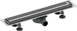 Tece Linus Дренажный канал из нержавеющей стали: основа для плитки tile, решетка steel 80 см 15103089