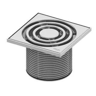 Tece Drainpoint S Декоративная решетка точечного трапа из нерж. стали 15х15 см, цвет: хром матовый 3660003