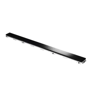 Tece Drainline Стеклянная панель для душевого канала прямая 70 см, цвет: черный глянцевый 600792