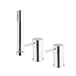 Fima Carlo Frattini Spillo Up Смеситель двойной на борт ванны, без излива, цвет хром F3044/1CR